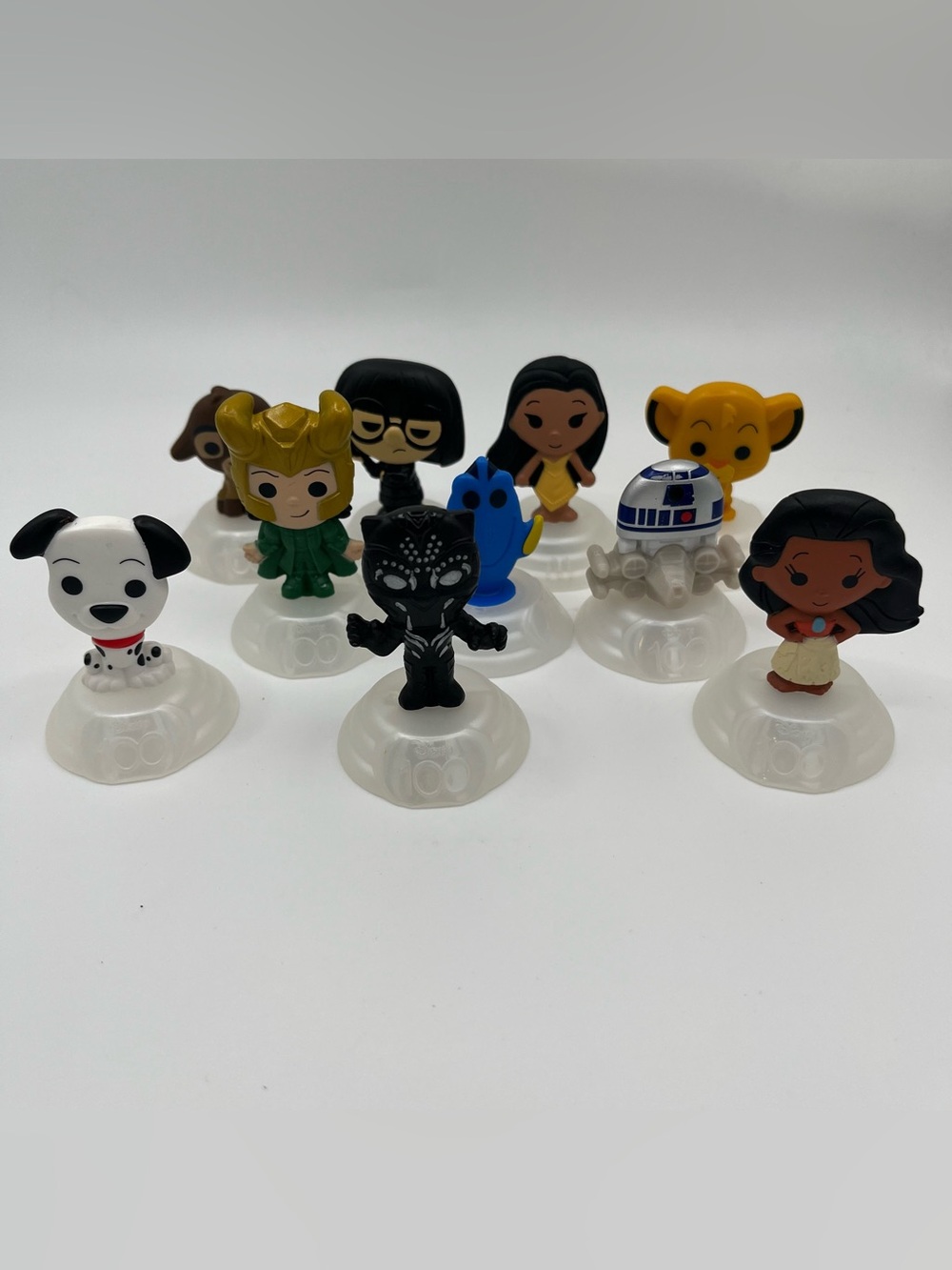McDonald's 2023 Disney 100 Years Happy Meal Figurines - Set of 10